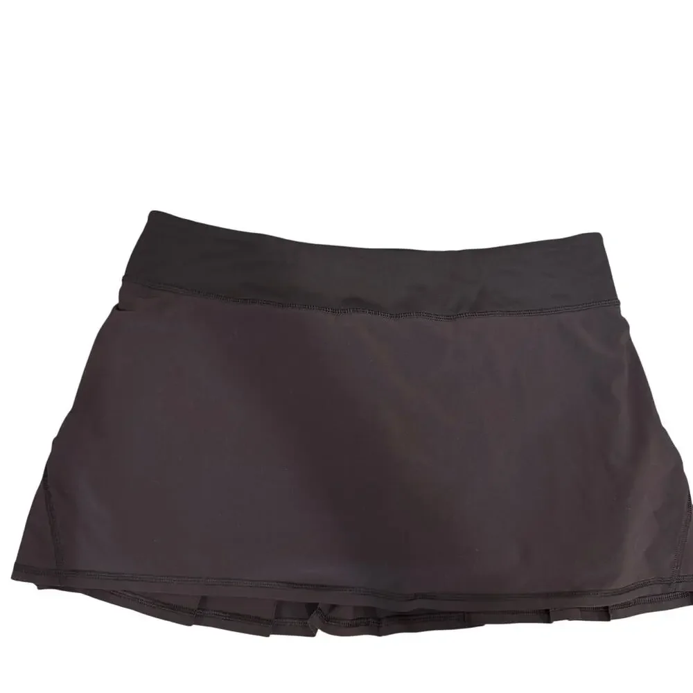 Lululemon Pace Setter pleated skirt excellent condition in black - size 10